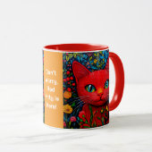 Mug Chat Rouge (Devant droit)