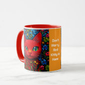 Mug Chat Rouge (Devant gauche)
