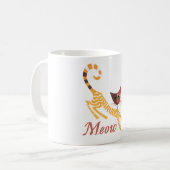 Mug Chat rouge drôle (Devant gauche)