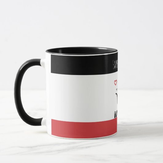Mug Chat rouge mignon (Gauche)