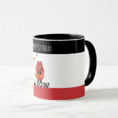 Mug Chat rouge mignon (Devant droit)