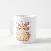 Mug Chat roux affamé  (Devant gauche)