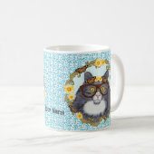 Mug Chat Roux en lunettes (Devant droit)