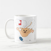 Mug chat s10 sautant sur Hanoukka Dradle (gimel) (Gauche)