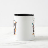 Mug Chat Saint - Calico Chat avec ailes et Halo Funny (Centre)
