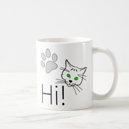 Mug Chat - Salut ! (Droite)