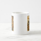 Mug Chat Samouraï chevauchant un dinosaure lors d'une  (Centre)