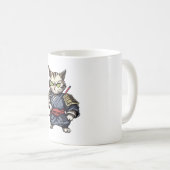 Mug Chat Samurai #15 (Devant droit)