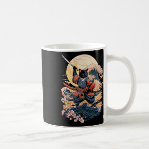 Mug Chat Samurai Chat japonais Anime Ninja