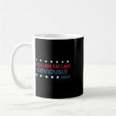 Mug Chat sans enfant Dame Évidemment drôle 2024 (Gauche)