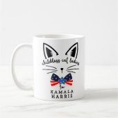 Mug Chat sans enfant Lady Kamala Harris Président 2024 (Gauche)