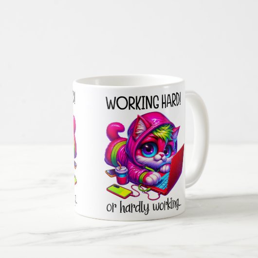 Mug Chat sarcastique (Devant droit)