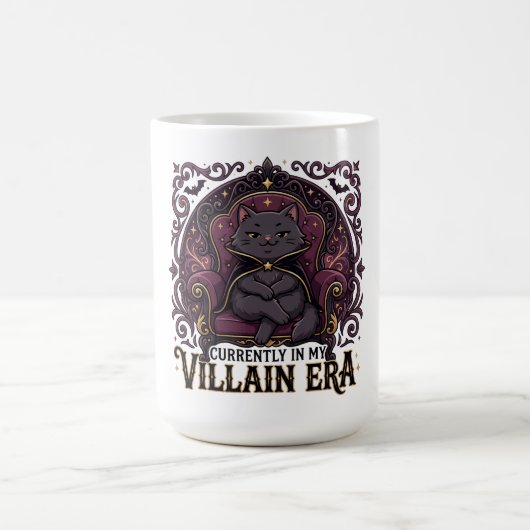 Mug Chat Sarcastique Actuellement Dans Mon Ère de Méch (Centre)