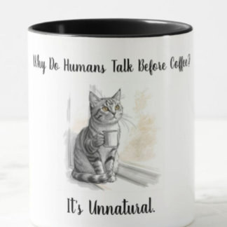 Mug Chat Sarcastique : Pourquoi les Humains Parlent-Il