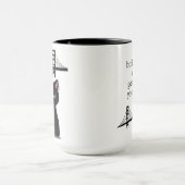 Mug Chat Sarcastique "surmontez-vous !" insultant drôl (Centre)