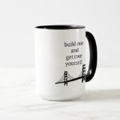 Mug Chat Sarcastique "surmontez-vous !" insultant drôl (Devant droit)