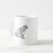 Mug Chat sauvage de léopard des neiges (Devant gauche)