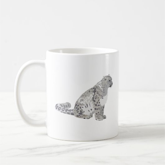 Mug Chat sauvage de léopard des neiges (Gauche)