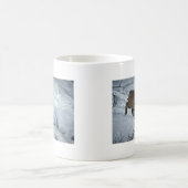 Mug Chat sauvage sur la neige (Centre)