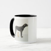 Mug Chat se reposant sous great dane (Devant gauche)