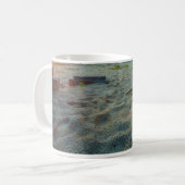 Mug Chat se reposant sur une plage (Devant gauche)
