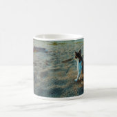 Mug Chat se reposant sur une plage (Centre)