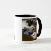 Mug Chat s'étirant, à l'intérieur (Devant droit)