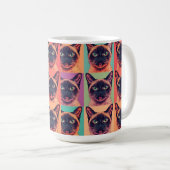 Mug chat siamois (Devant droit)