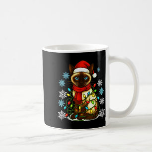 Mug Chat siamois Amoureux de chat mignon Chat Noël Vac