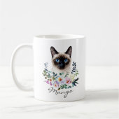 Mug Chat siamois aquarelle (Gauche)