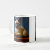 Mug Chat Siamois aux Yeux Bleus (Devant gauche)