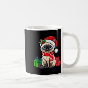 Mug Chat siamois de Noël Kitten vacances Xmas Hommes F