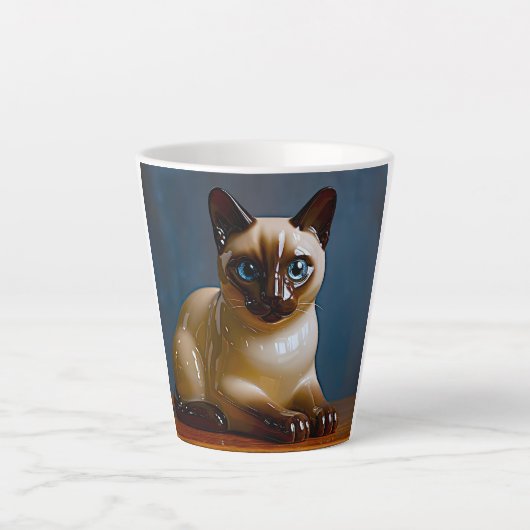 Mug Chat Siamois Mignon (Devant)