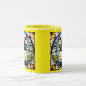 Mug Chat siamois mignon en vitrail (Centre)