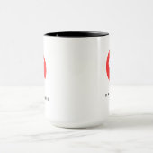 Mug Chat Silhouette Amour Lumineux (Centre)