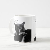 Mug Chat Smoking avec un Sourire Sournois (Devant gauche)