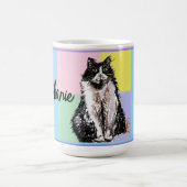 Mug Chat Smoking Pastel Femmes Couleurs Pastel (Centre)