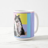 Mug Chat Smoking Pastel Femmes Couleurs Pastel (Devant droit)
