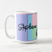 Mug Chat Smoking Pastel Femmes Couleurs Pastel (Gauche)