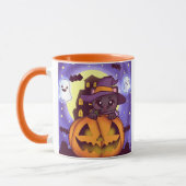 Mug Chat-sorcier d'Halloween (Gauche)