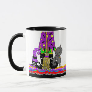 Mug Chat, sorcière et chambre noire de la sorcière