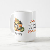 Mug Chat Sorcière Jack-o'-lantern Citrouille Patch Hal (Devant gauche)