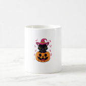 Mug Chat Sorcière rose Ruban Salle de sensibilisation  (Centre)