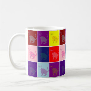 Mug Chat souriant pop art