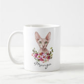 Mug Chat Sphynx à l'aquarelle (Gauche)