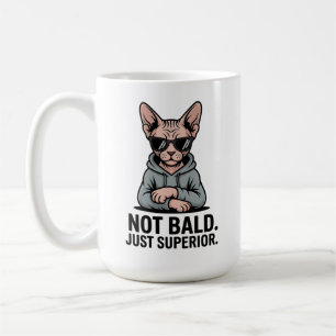 Mug Chat Sphynx Supérieur Attitude Sarcastique Art