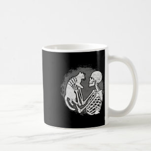 Mug Chat squelette crâne Kitty Mignon Halloween Hommes