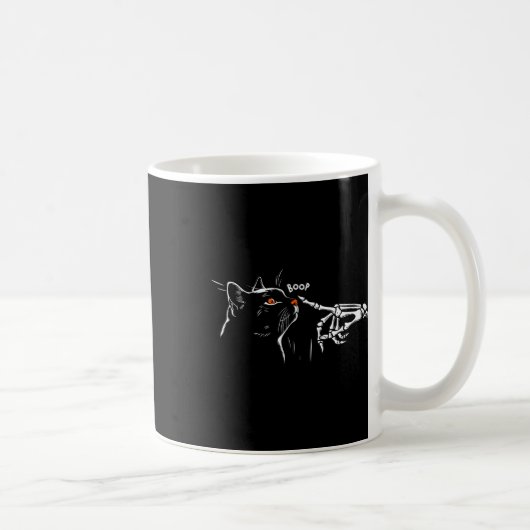 Mug Chat Squelette Halloween Poêle Femmes Animaux Femm (Droite)
