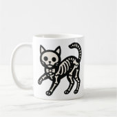 Mug Chat squelette mignon (Gauche)