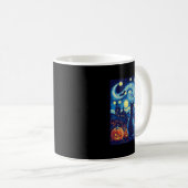 Mug Chat Starry Nuit Van Gogh Amoureux de les chats Ch (Devant droit)